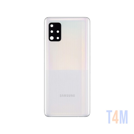 Back Cover with Camera Lens Samsung Galaxy A51 5G/A516 Prism Cube White